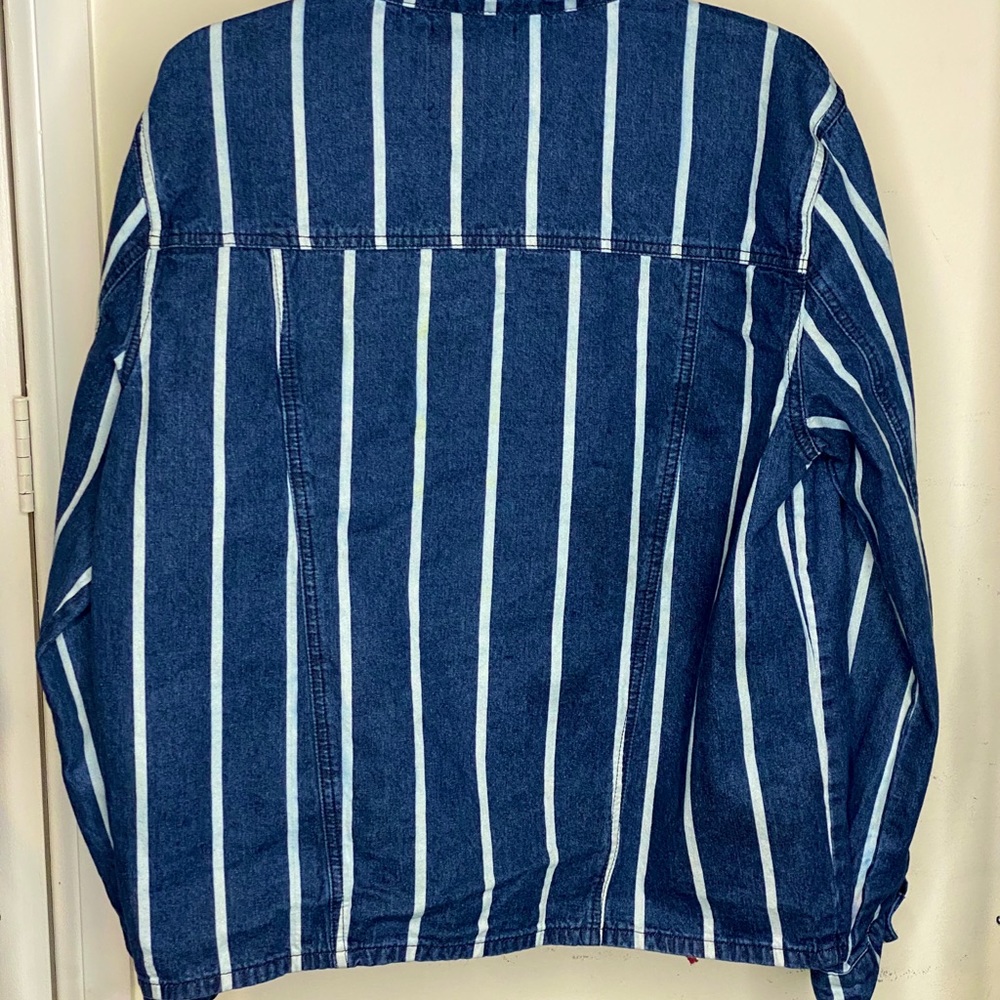 Striped Denim Jacket